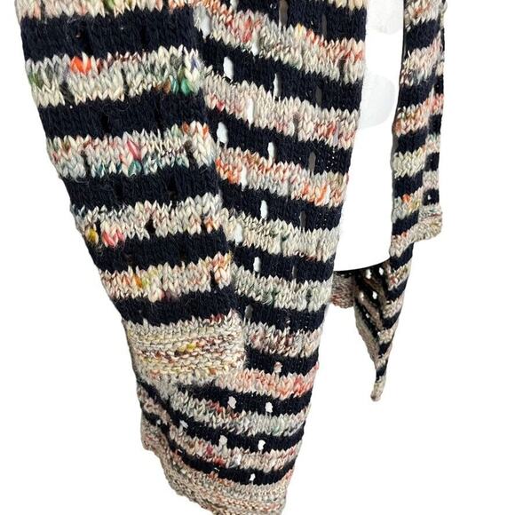 Sundance Womens Melange Open Knit Wool Blend Italy Made Cardigan Sweater sz S - Picture 2 of 16